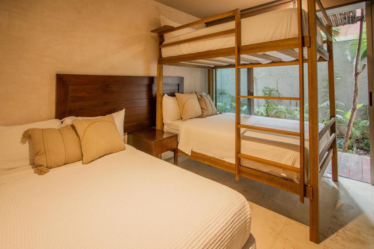 Ideal 4 Groups Aldeazama 2Br 10Pax Apt Papaya Playa Tulum Bagian luar foto