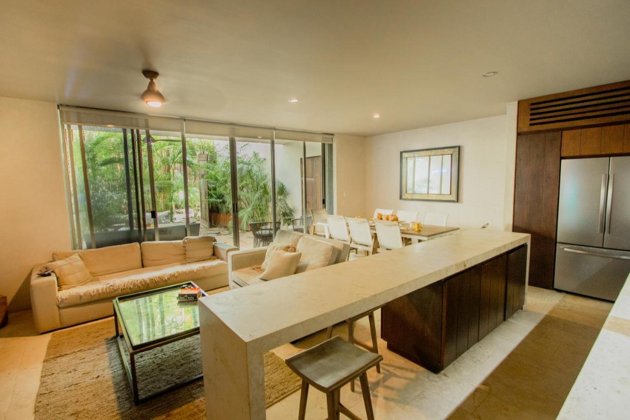 Ideal 4 Groups Aldeazama 2Br 10Pax Apt Papaya Playa Tulum Bagian luar foto