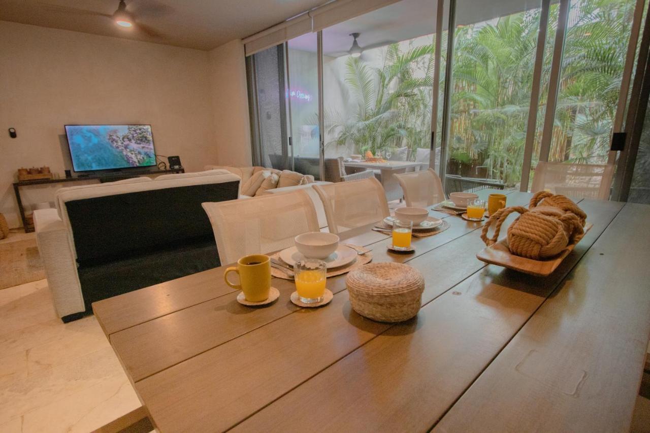 Ideal 4 Groups Aldeazama 2Br 10Pax Apt Papaya Playa Tulum Bagian luar foto