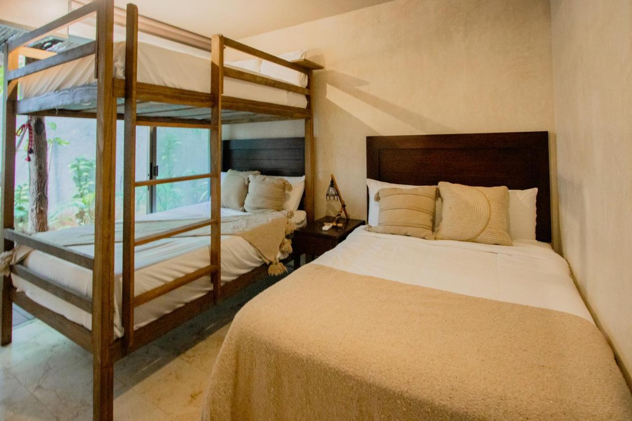 Ideal 4 Groups Aldeazama 2Br 10Pax Apt Papaya Playa Tulum Bagian luar foto