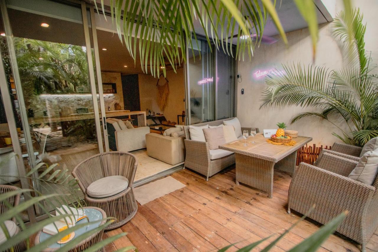 Ideal 4 Groups Aldeazama 2Br 10Pax Apt Papaya Playa Tulum Bagian luar foto